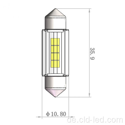 T11x36mm C5W C10W LED -Auto Innenlicht